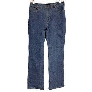 Y2K KIKIT Jeans Womens Size 14 Boot Cut Stretch Blue Denim Maurice Sasson